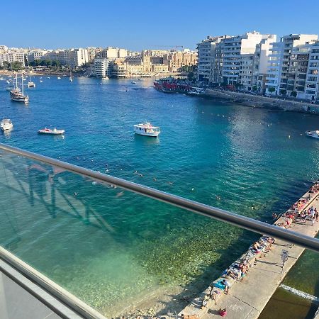 Seafront Two Bedroom Apartment Saint Julian's Dış mekan fotoğraf